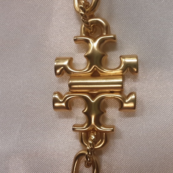 Authentic Tory Burch Signature Collection Torsade Necklace New - Picture 3 of 4